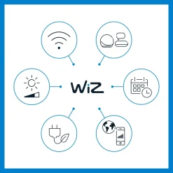 WiZ G95 LED-filamentti globe WiFi E27 6,3W RGBW