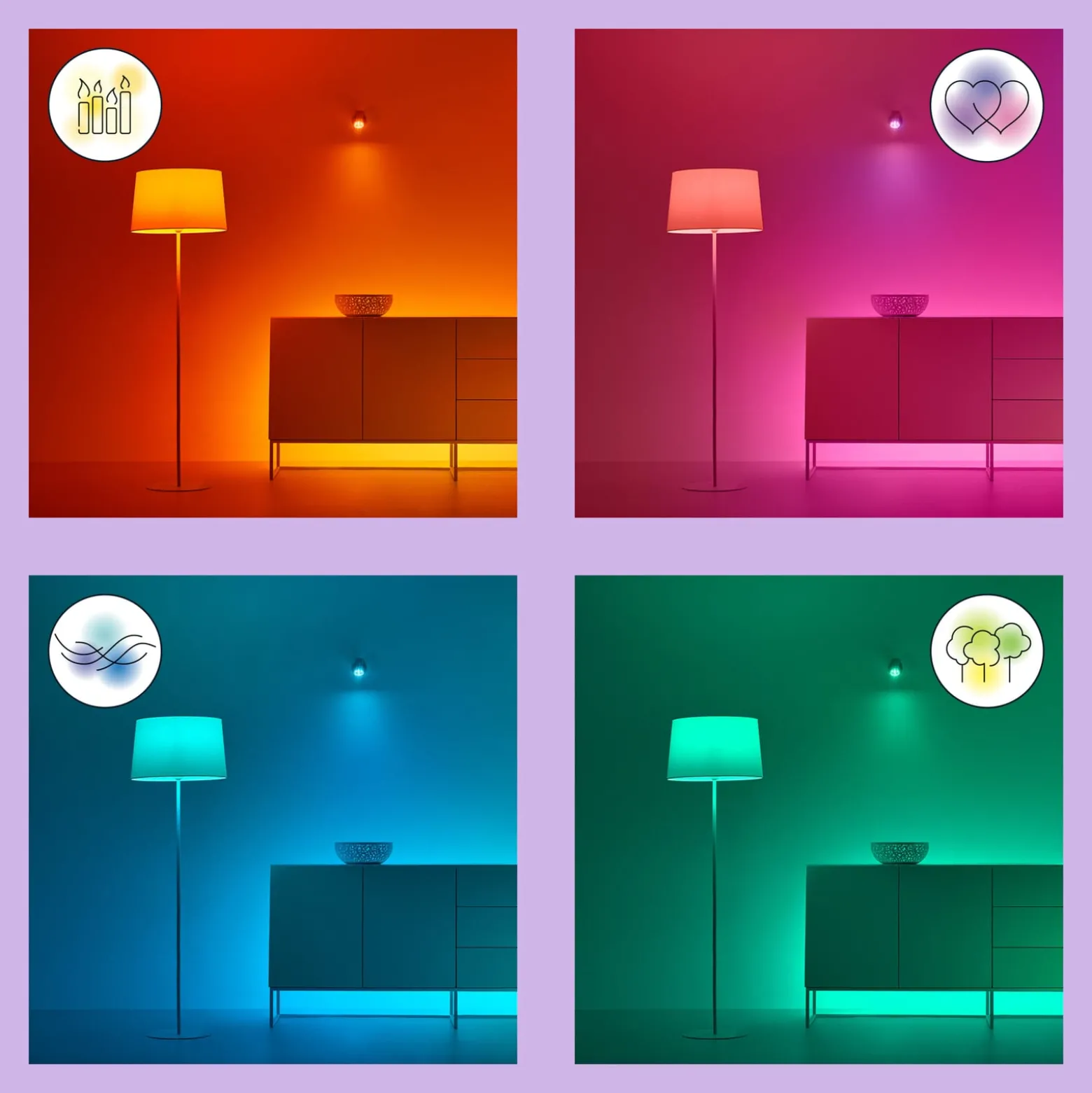 WiZ P45 LED-lamppu E27 4,9 W tippa satiinipinnoitettu RGBW