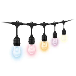 WiZ String Lights LED-valoketju ulkotiloissa, 14,8 m, CCT, RGB