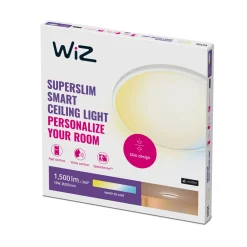 WiZ SuperSlim LED kattovalaisin CCT Ø29cm valkoinen