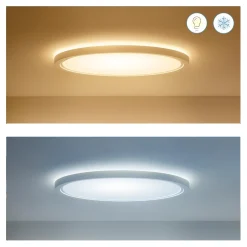 WiZ SuperSlim LED-kattovalaisin RGBW Ø54cm valkoinen