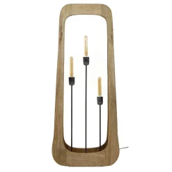 Woodframe lattiavalaisin, 3-valo, mangopuu, luonnonvalkoinen