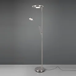 ylöspäin suunnattu LED-valaisin Barrie, lukuvalo, mattanikkeli