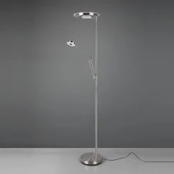 ylöspäin suunnattu LED-valaisin Barrie, lukuvalo, mattanikkeli