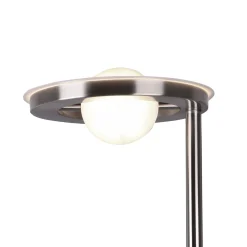 ylöspäin suunnattu LED-valaisin Barrie, lukuvalo, mattanikkeli