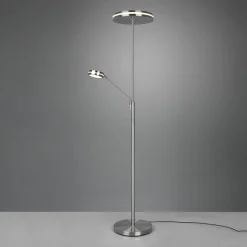 Ylöspäin suunnattu LED-valaisin Franklin, lukulamppu, mattanikkeli