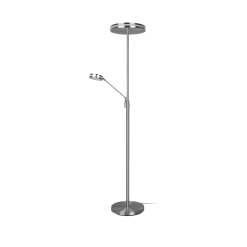 Ylöspäin suunnattu LED-valaisin Franklin, lukulamppu, mattanikkeli