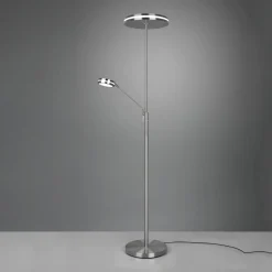 Ylöspäin suunnattu LED-valaisin Franklin, lukulamppu, mattanikkeli