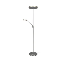 Ylöspäin suunnattu LED-valaisin Franklin, lukulamppu, mattanikkeli