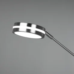Ylöspäin suunnattu LED-valaisin Franklin, lukulamppu, mattanikkeli