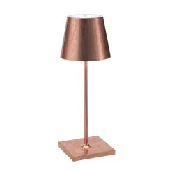 Zafferano Poldina mini akkulamppu, kupari