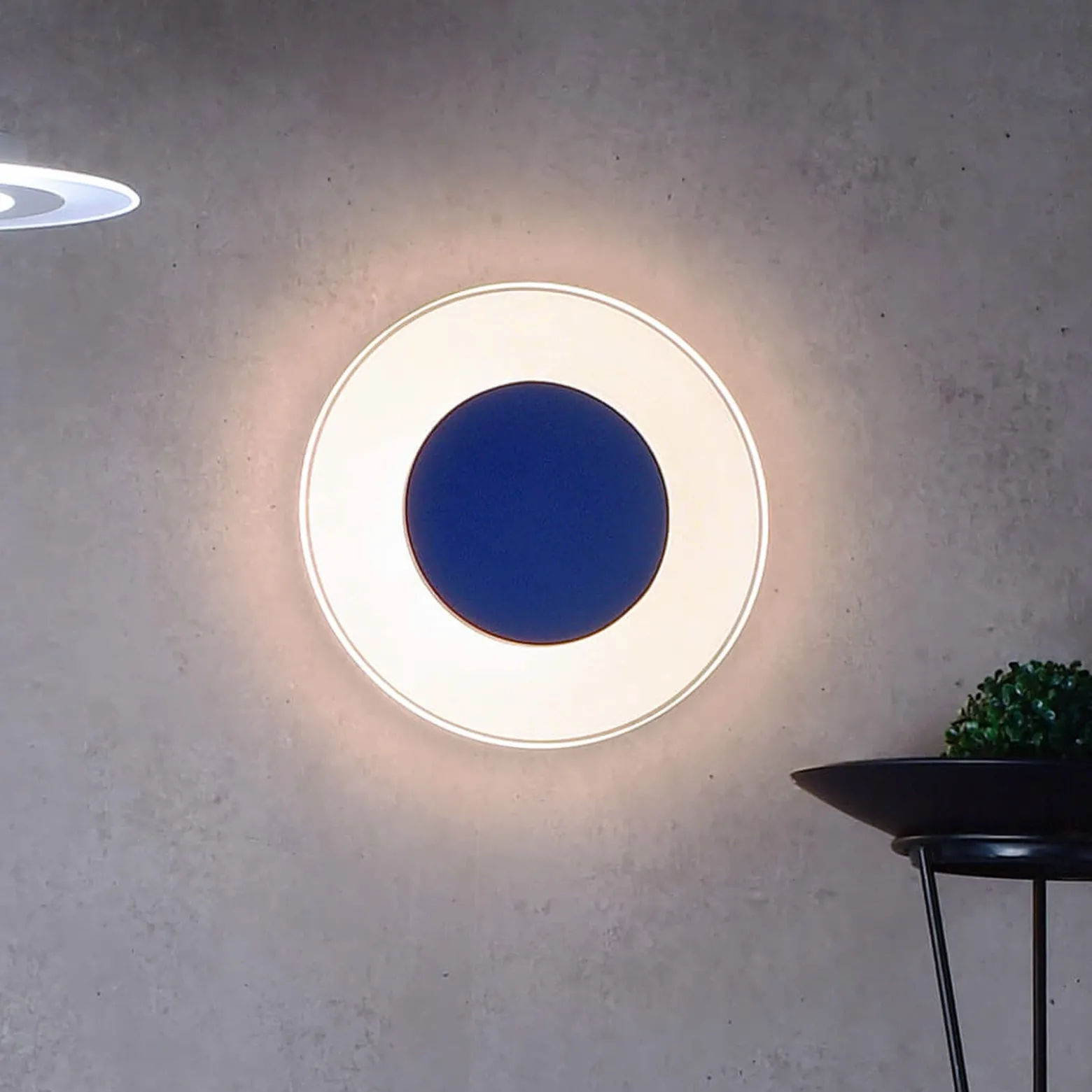 Zaniah LED-kattovalaisin, 360° valo, 24W, sininen