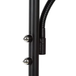 Zenith LED-kattopesuvalaisin LED-lukulampulla, musta