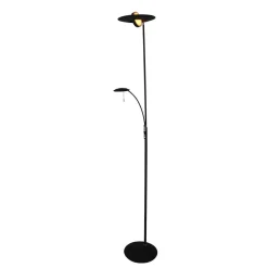 Zenith LED-lattiavalaisin, lukuvalo, CCT, metalli, musta
