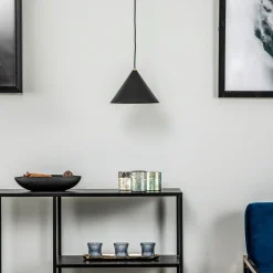 Zenith S riippuvalaisin metallivarjostimella, musta